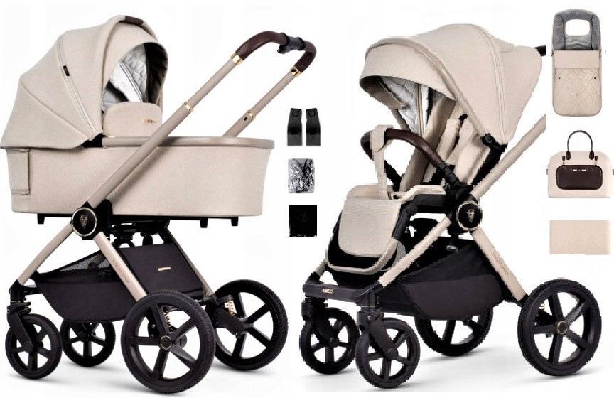 Kočík Venicci TINUM Stone Beige 2v1 + 2 ďalšie produkty